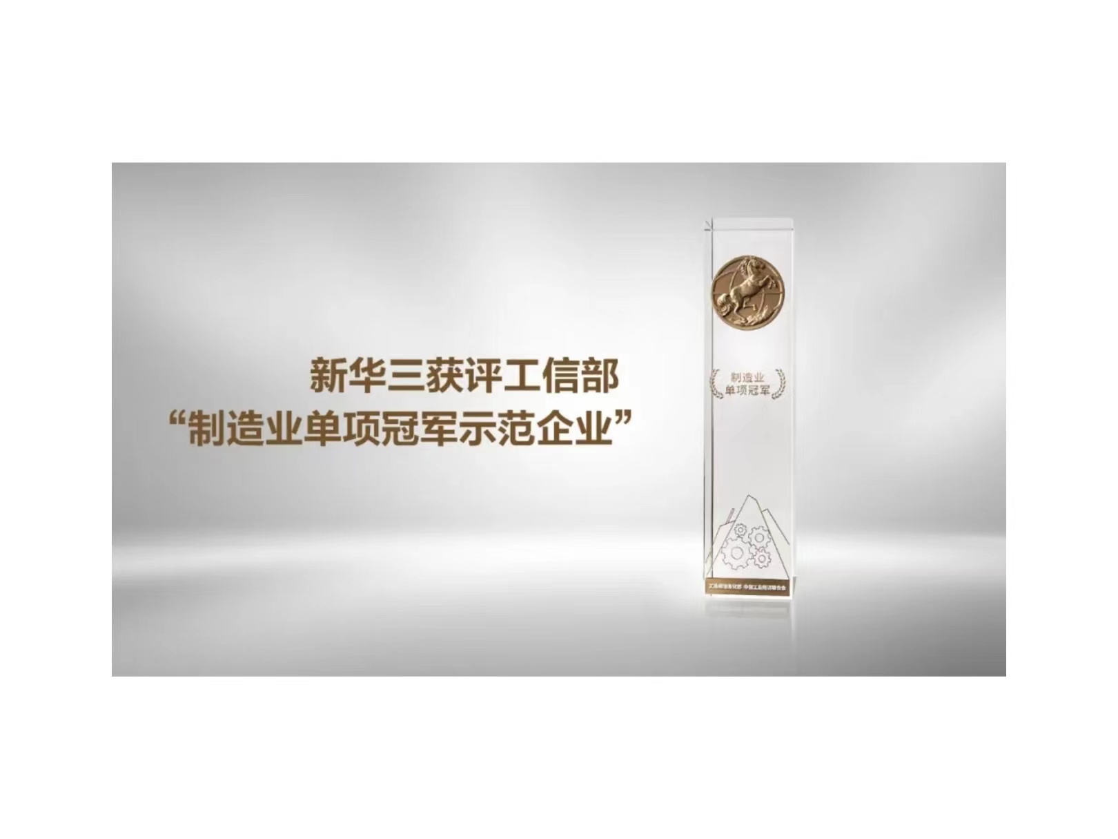 实“智”名归！新华三入选工信部第六批制造业单项冠军名单